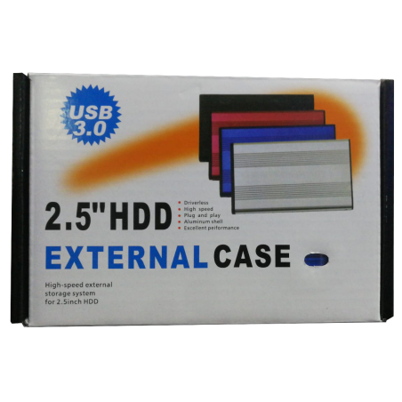 CASE EXTERNO DE DISCO DURO SATA 3.0 CON TORNILLOS