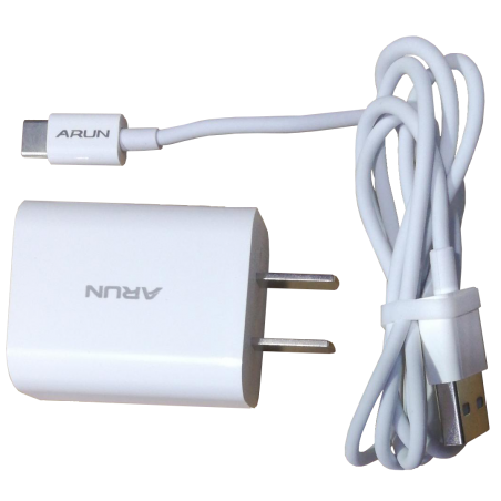 CARGADOR DE CELULAR ARUN U118C TIPO C 2.1A