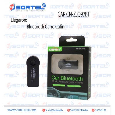 Adaptador Bluetooth Carro Cafini CN-ZJQ97-BT