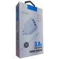CARGADOR DE CELULAR LIKEO LK-311 V8 3 PUERTOS