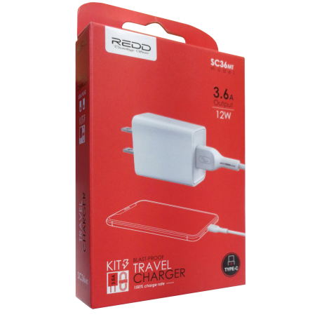 CARGADOR DE CELULAR REDD SC36MT TIPO C 3.6A