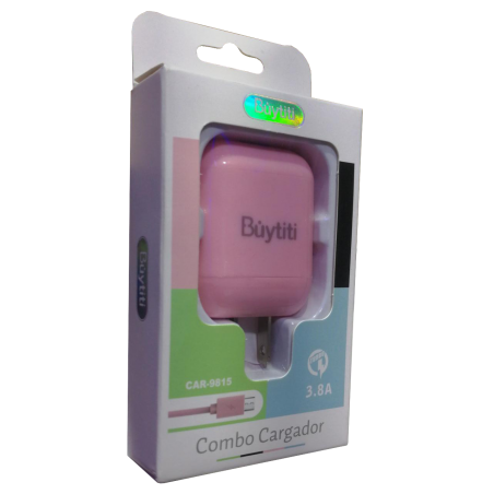 CARAGDOR DE CELULAR BUYTITI CAR-9815 V8 3.8A