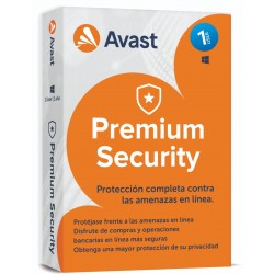 ANTIVIRUS AVAST PREMIUM SECURITY 1 AÑO 1 PC