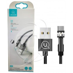 CABLE DE CELULAR  MAGNETICO USAMS U59 180ª V8 TIPO C 2.1A