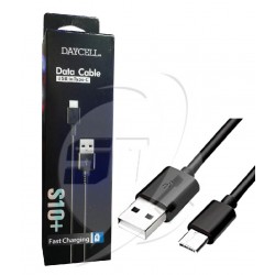 CABLE DE CELULAR DAYCELL S10+ CARGA RAPIDA TIPO C 2.0A