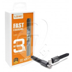 CABLE DE CELULAR LDNIO LC91 TIPO C - TIPO C CARGA RAPIDA 3A