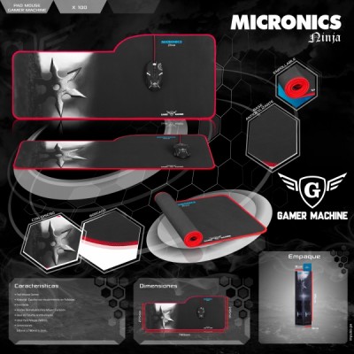 Pad Mouse Gamer Micronics NINJA - X100