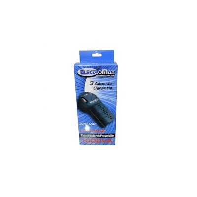 ESTABILIZADOR ELECTROMAX 4 TOMAS HTG-MC6 1000VA
