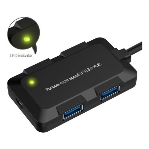 Hub 4 Puertos Usb 3.0 Con Usb Tipo C