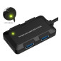 HUB TIPO C A USB 3.0 ONTEN OTN-U9102B 4 PUERTOS