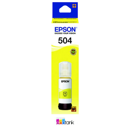 TINTA DE IMPRESORA EPSON 504 YELLOW ORIGINAL 70 ML