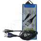 CABLE DE CELULAR  ROMAX TCD0373 V8 3.1A NEGRO