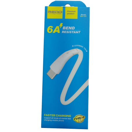 CABLE DE CELULAR REDD RD-19T TIPO C 6A