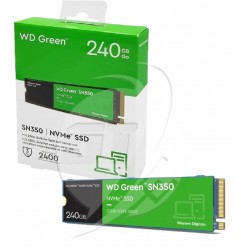 DISCO SSD WESTWRN DIGITAL  240GB SN350 NVME M2 2280 PCIe WDS240G2G0C-00AJM0