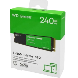 Disco SSD WD green 240GB SN350 NVME M2 2280 PCIe WDS240G2G0C-00AJM0