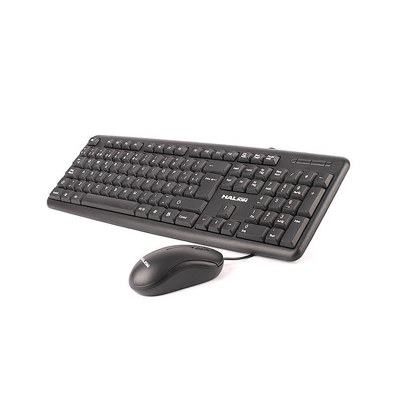 KIT TECLADO + MOUSE USB HALION HA-K420C KIT TECLADO + MOUSE USB HALION HA-K420C