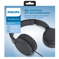 AUDIFONO DE CELULAR VINCHA PHILIPS TAH4105BK 3.5MM PREGAL EXTRA BASS