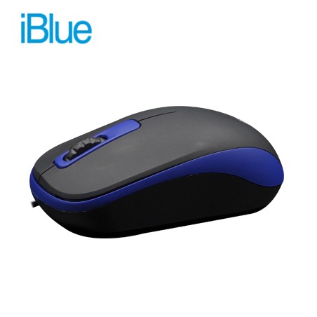 MOUSE OPTICO IBLUE XMK-180 V2 ROJO / GRIS / AZUL CON NEGRO