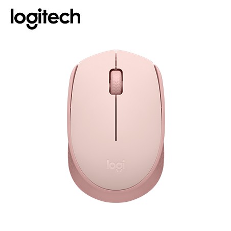 MOUSE INALAMBRICO LOGITECH M170  NEGRO , ROSADO