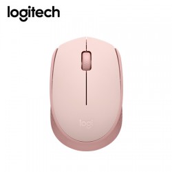 MOUSE INALAMBRICO LOGITECH M170  NEGRO , ROSADO