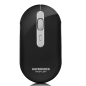 MOUSE INALAMBRICO RECARGABLE  MICRONICS BABYLON MIC M721 NEGRO