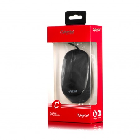 MOUSE OPTICO ALAMBRICO CYBERTEL RICHELIEU CYB M211 NEGRO