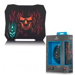 MOUSE + PAD MOUSE GAMER ENKORE BRAIN2 ENT G1005-2 RGB 6LEDS