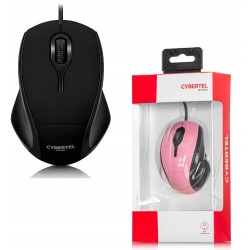 MOUSE OPTICO CYBERTEL DVINCI CYB M201R NEGRO