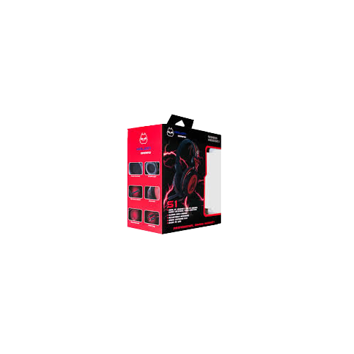AUDIFONO HALION GAMING S1 SCORPION CON MICROFONO BLACK RED
