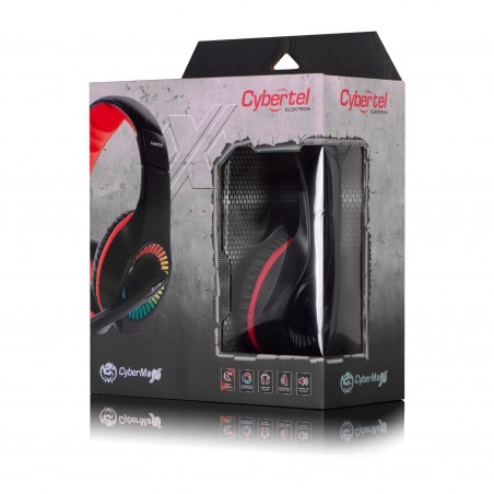 AUDIFONO GAMER CYBERTEL ELEKTRON CYB HG508-P4 RGB PARA PC