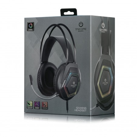 AUDIFONO GAMER ENKORE BRAIN 5.1 ENHG1008U  RGB PARA PC