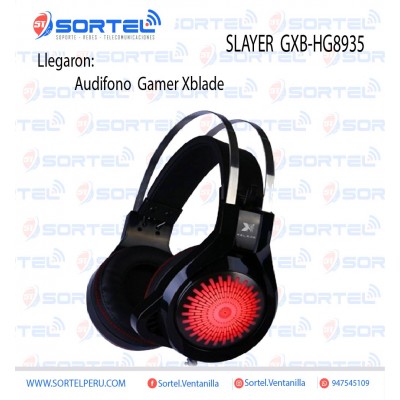 AUDÍFONO GAMER XBLADE SLAYER (GXB-HG8935