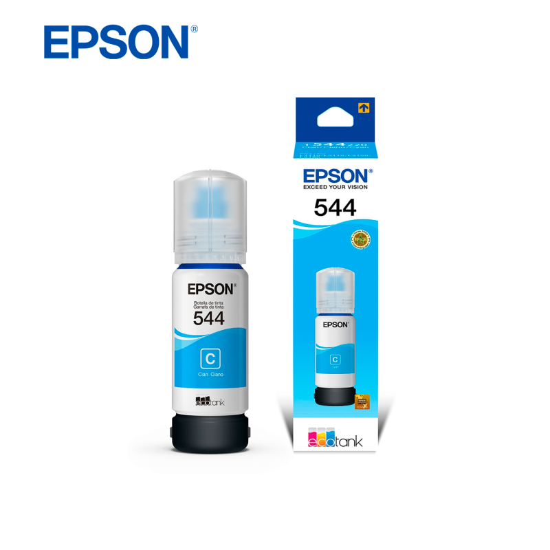 TINTA EPSON 544 COLOR CYAN ORIGINAL