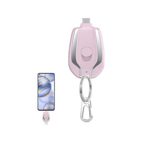 BATERIA PORTATIL KEYCHAIN T17 MODELO LLAVERO CON ENTRADA TIPO C