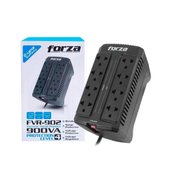 ESTABILIZADOR DE 8 TOMAS FORZA FVR-902 900VA/450W