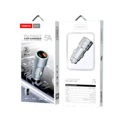 CARGADOR CIGARRERA PARA CARRO 2 EN 1 USB Y TIPO C TRANYOO C9 18W QC3.0 5A