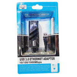 ADAPTADOR USB 3.0 A RJ45 LAN ETHERNET 10/100/1000Mbps
