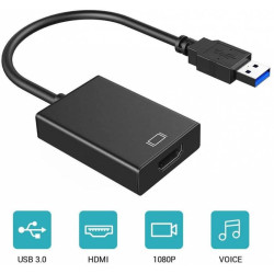 ADAPTADOR DE USB 3.0  A HDMI FULL HD 1080P