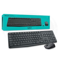 KIT TECLADO  + MOUSE INALAMBRICO LOGITECH MK235