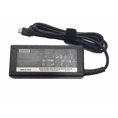 CARGADOR DE LAPTOP LENOVO PUNTA TYPO C  65W
