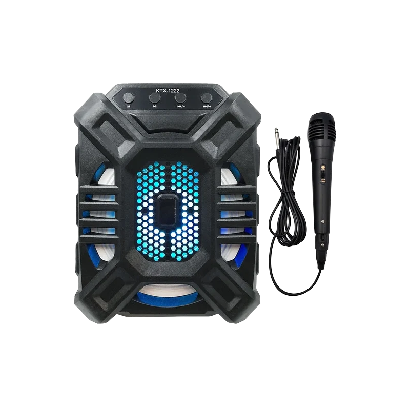ALTAVOZ BLUETOOTH, USB, MEMORIA, RADIO KTX-1222 CON MICROFONO