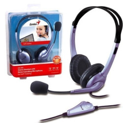 AUDIFONO C/MICROF. GENIUS HS-04S NOISE CANCELLING BLUE (PN 31710025100)