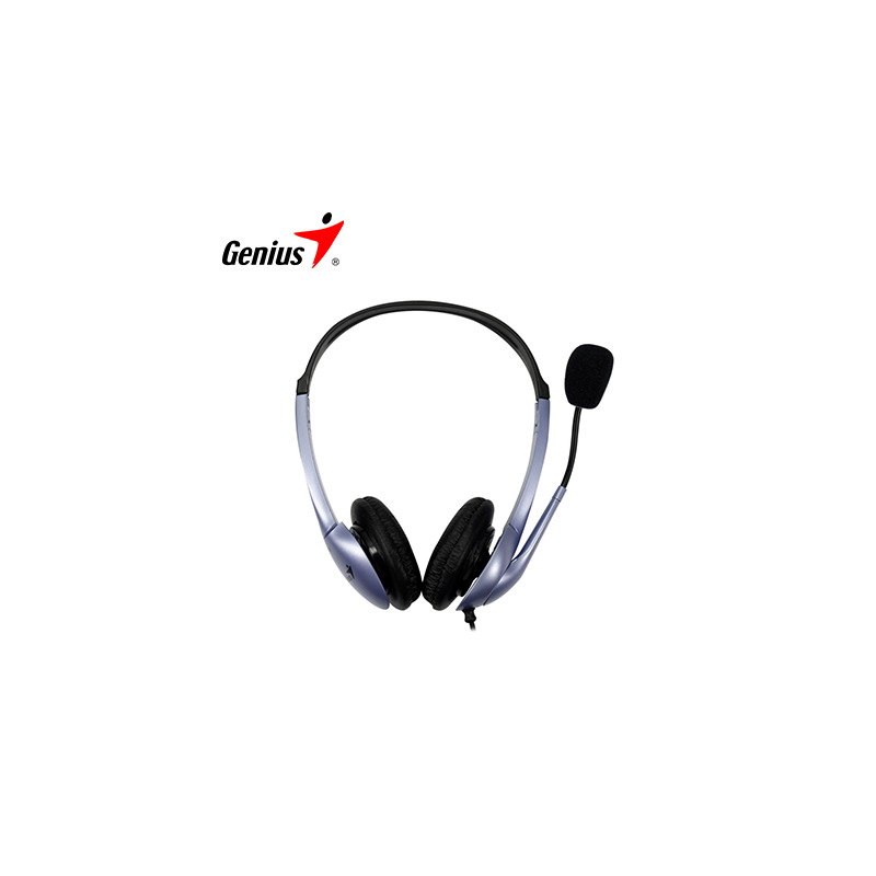 AUDIFONO C/MICROF. GENIUS HS-04S P/NOTEBOOK NOISE CANCELLING BLUE (PN 31710156101)