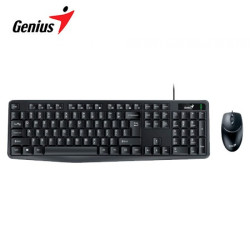 TECLADO + MOUSE GENIUS KM-170 USB MULTIMEDIA BLACK (31330006402)