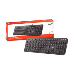 TECLADO GENIUS SLIMSTAR M200 USB MULTIMEDIA BLACK (31310019401)