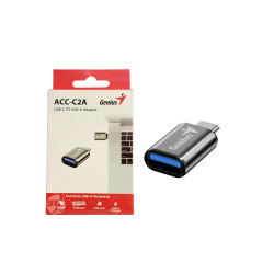 Z ADAPTADOR GENIUS ACC-C2A USB-C A USB-A DARK GREY (32590002400)