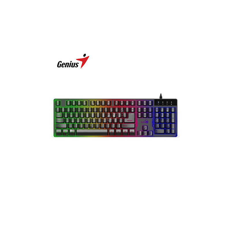 TECLADO GENIUS GX SCORPION K8 GAMING RGB LED USB BLACK (31310001401)