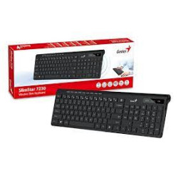 TECLADO GENIUS SLIMSTAR 7230 WIRELESS MULTIMEDIA BLACK (31310021401)