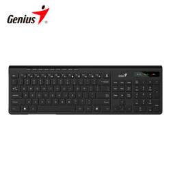 TECLADO GENIUS SLIMSTAR 7230 WIRELESS MULTIMEDIA BLACK (31310021401)