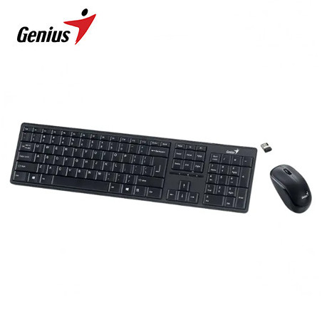 TECLADO + MOUSE GENIUS SLIMSTAR KM-8230 INALAMBRICO/BLUETOOTH MULTIMEDIA BLACK (31340015407)